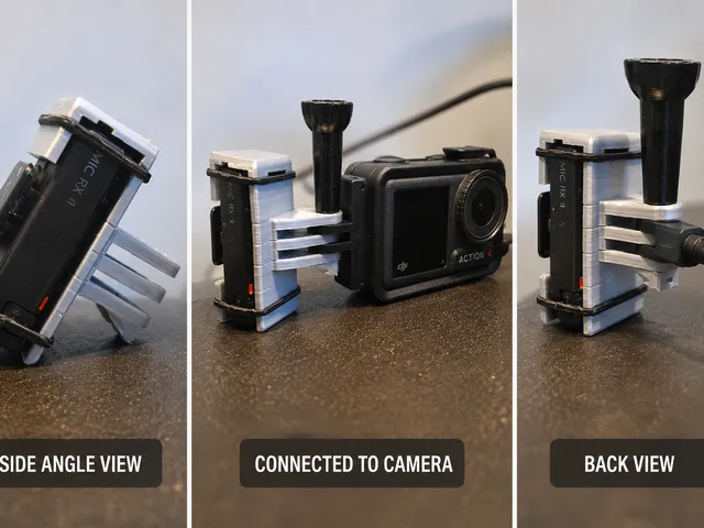 DJI Mini Mic Receiver Mount for Action Cameras