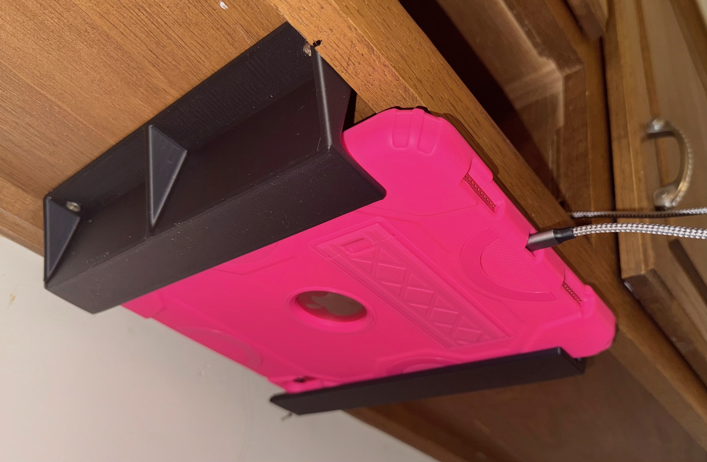 IPad or Tablet Shelf (Under Desk or Cabinet)