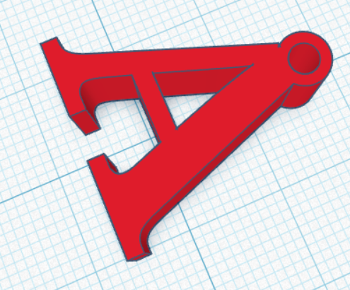 Porte clé A 3D model