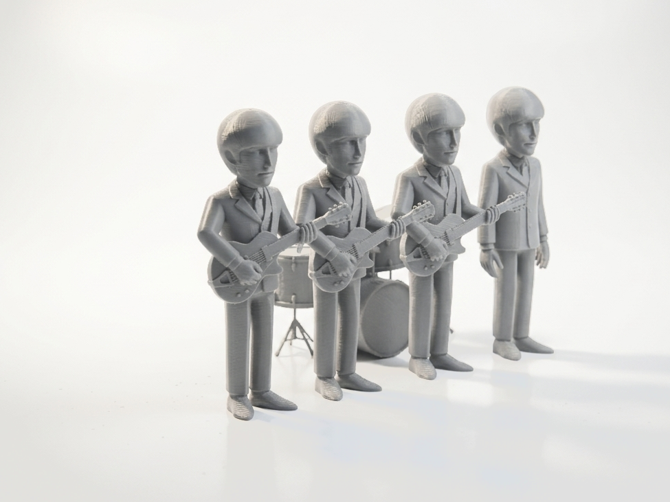 The Beatles Band Figurines Musicians 3D Printable