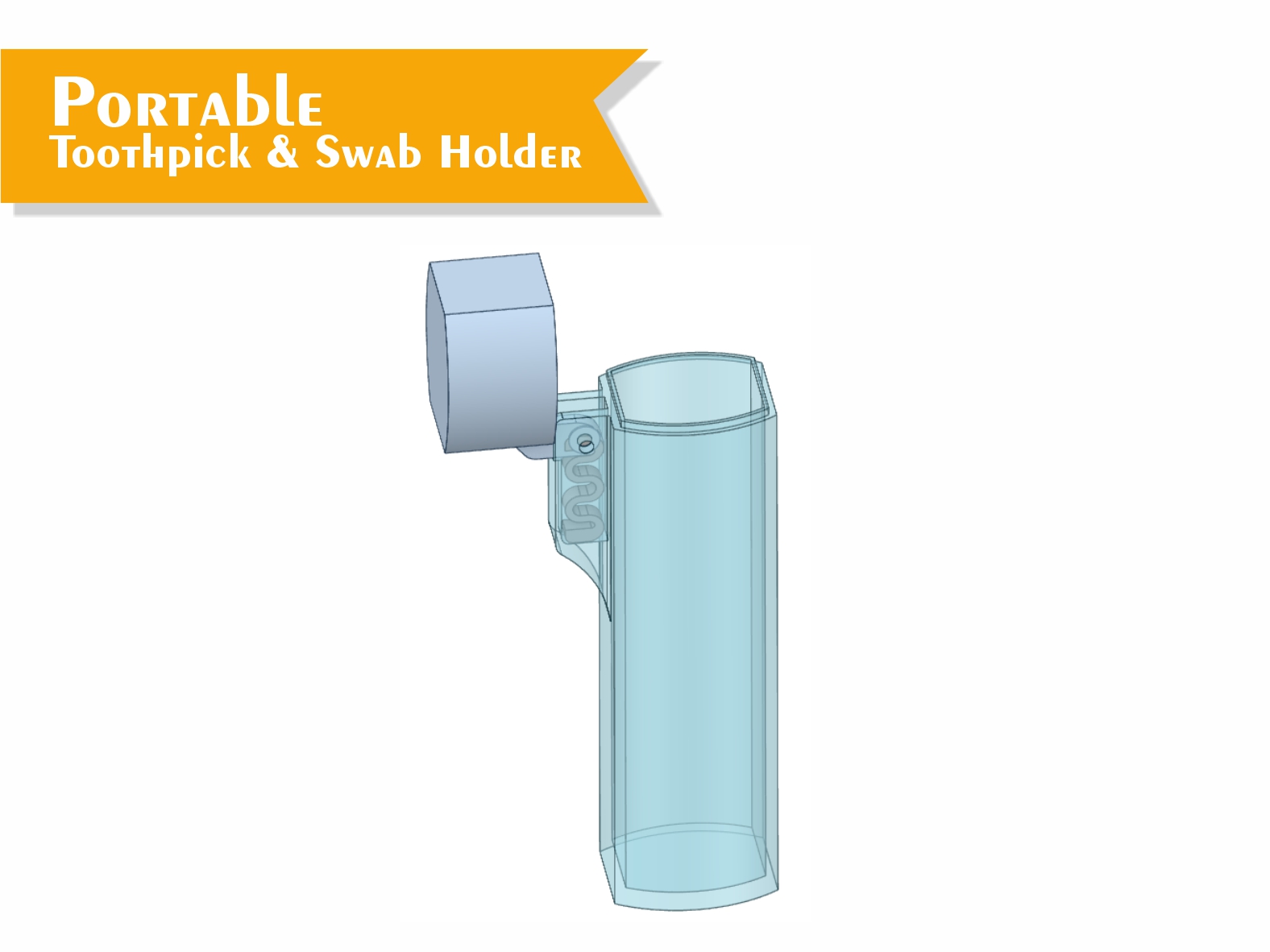 Portable Toothpick & Swab Box