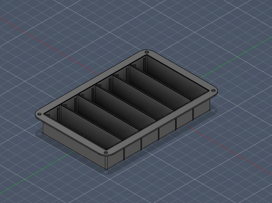 porta células de lítio 3D model