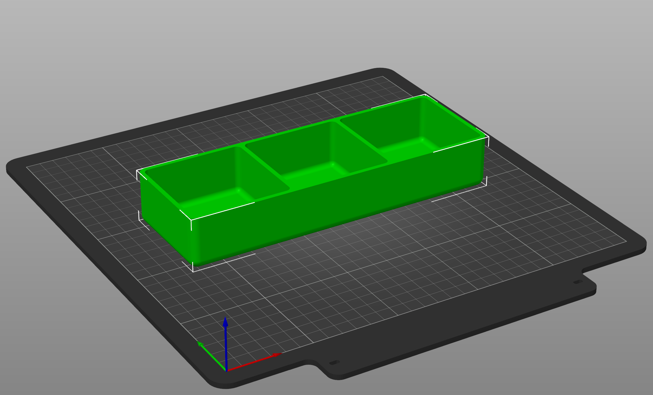 3 Bin Dish 30mm Short