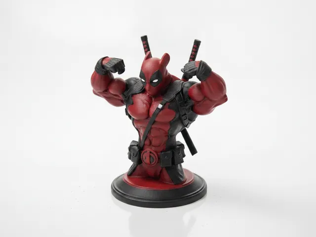 Deadpool Bust Marvel Superhero 3D Printable