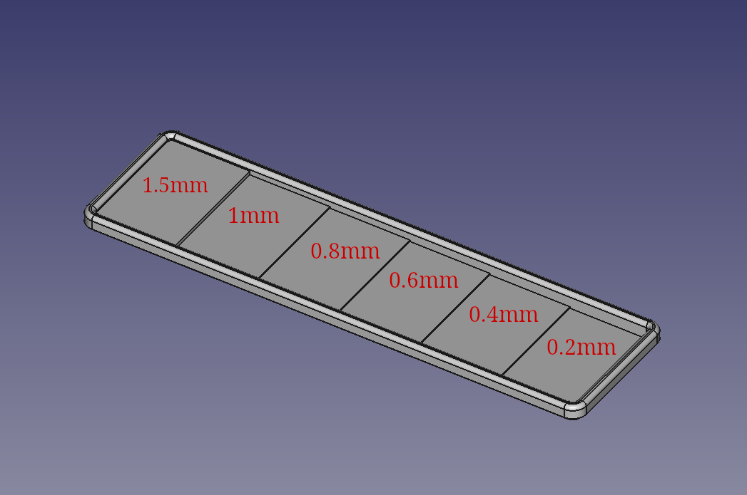 Miniatura 3 do modelo 3D Filament Transparency Test