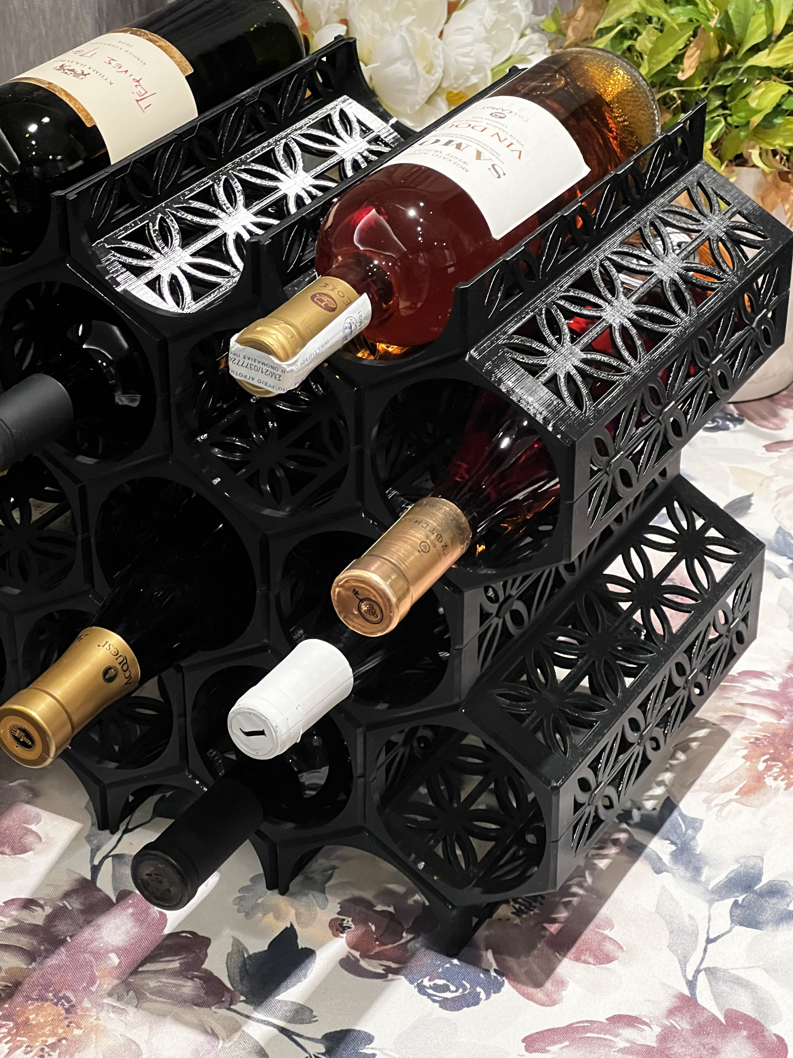 Miniatura 2 do modelo 3D Modular Wine Rack