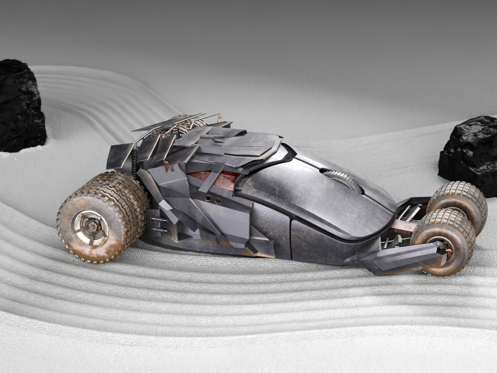 Miniatura 6 do modelo 3D Batmobile HyperX Mouse