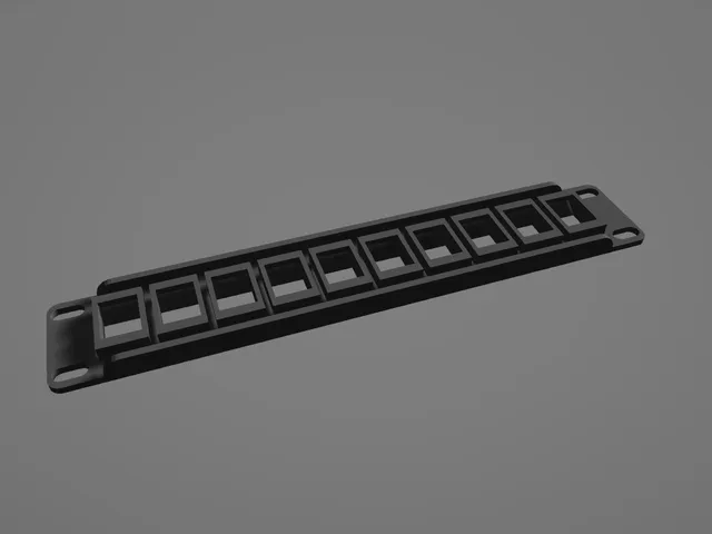 10-inch Keystone Patch panel 10-port