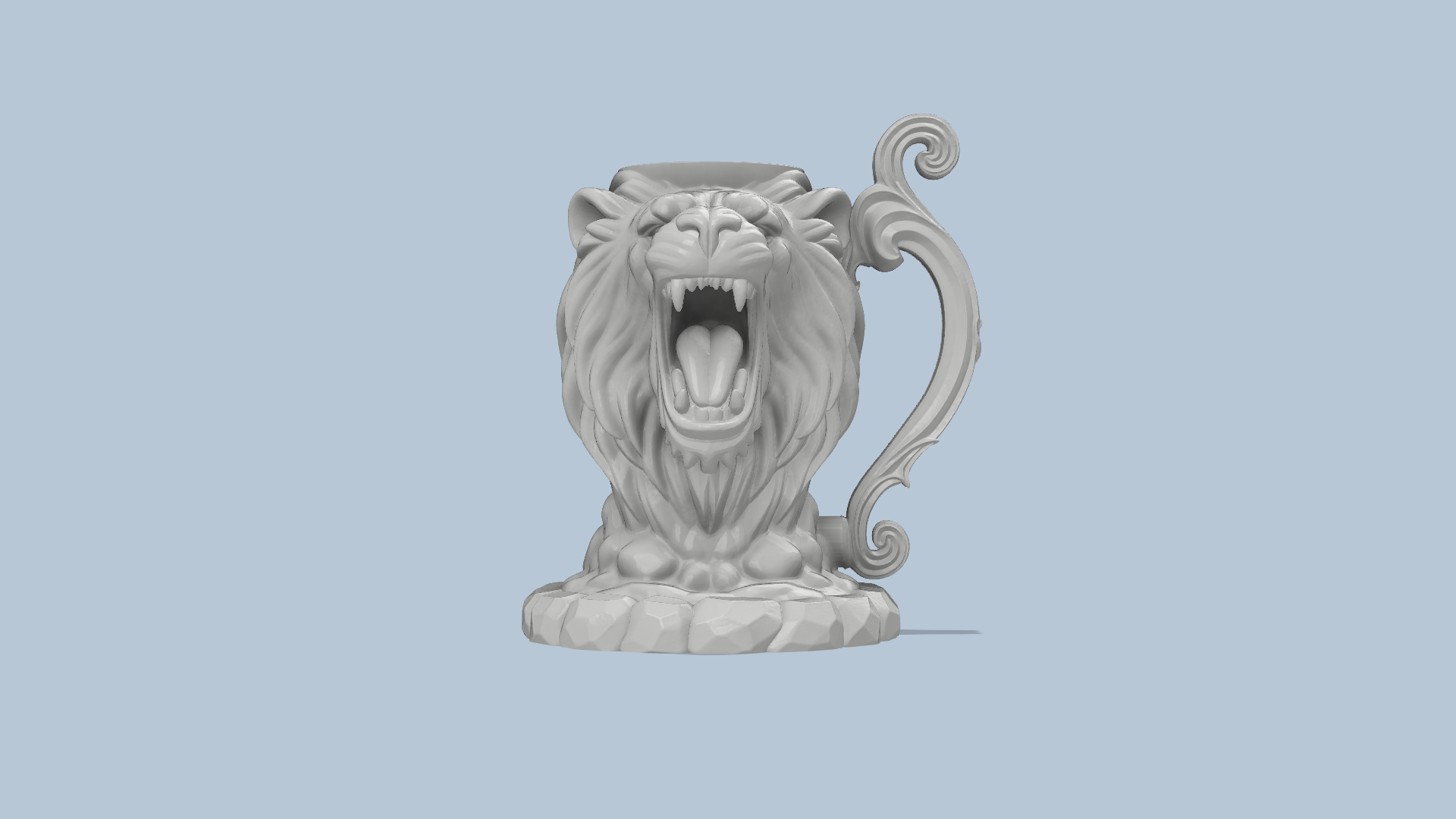 Lions Head Can Holder Hi-Res