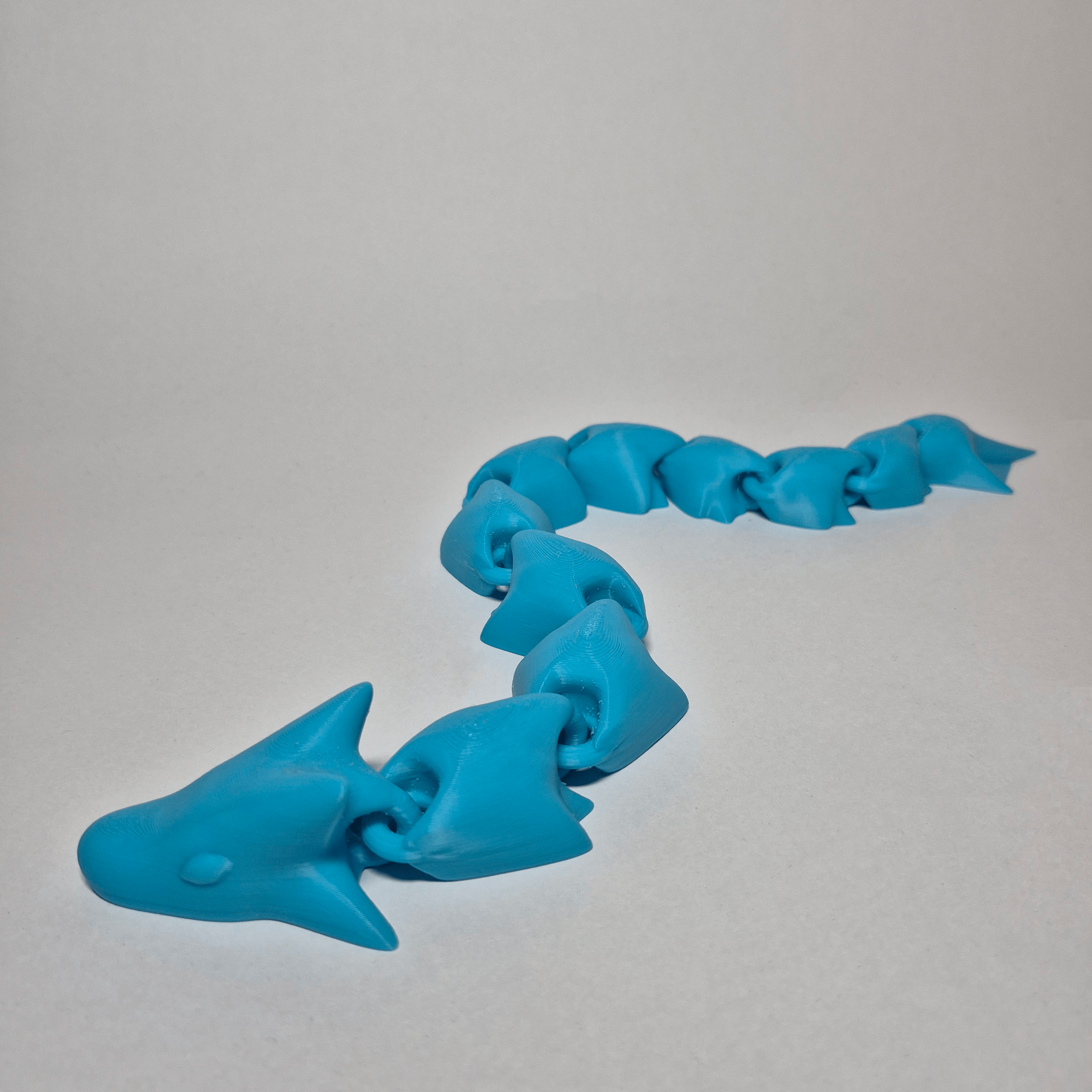 LONG Water Dragon! Articulated Print in Place!