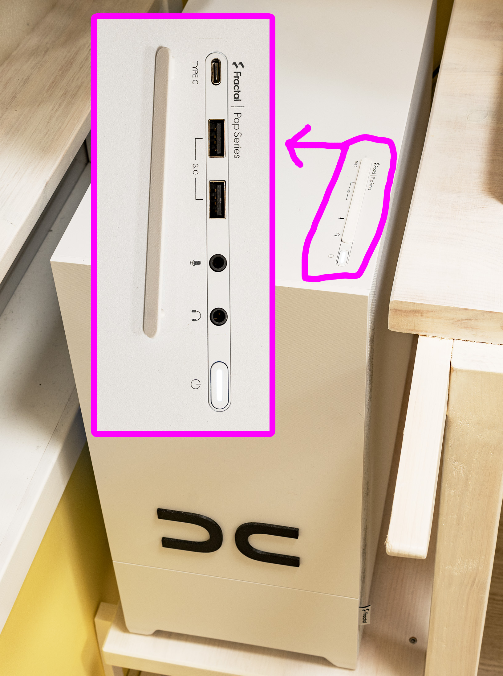 Fractal Pop Series Top Outlet Cover