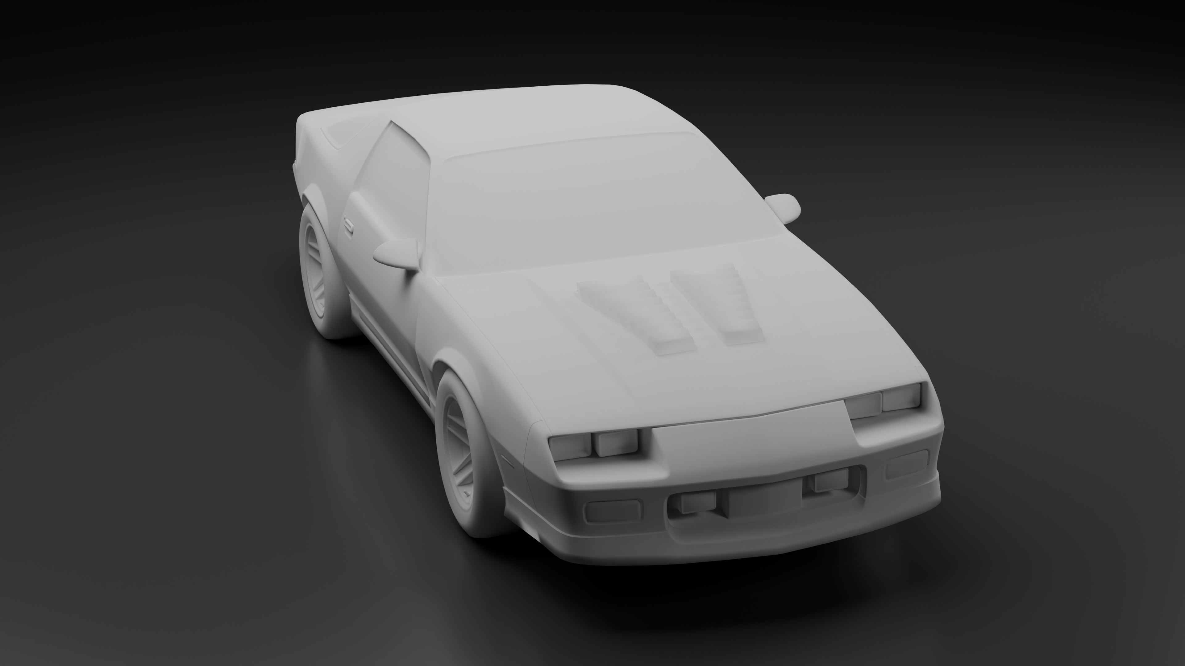 Chevrolet Camaro 1990 – Classic American Muscle Car STL File for 3D Printing