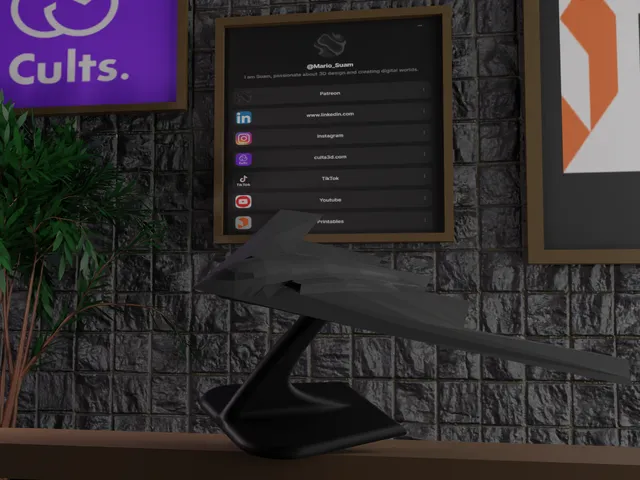 B-2 Spirit – 3D Printed Stealth Bomber Model