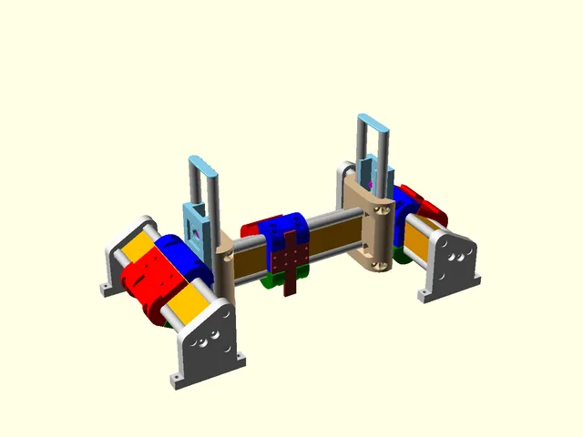 3D Printed Rack & Pinion CNC Machine, OpenSCAD remaster