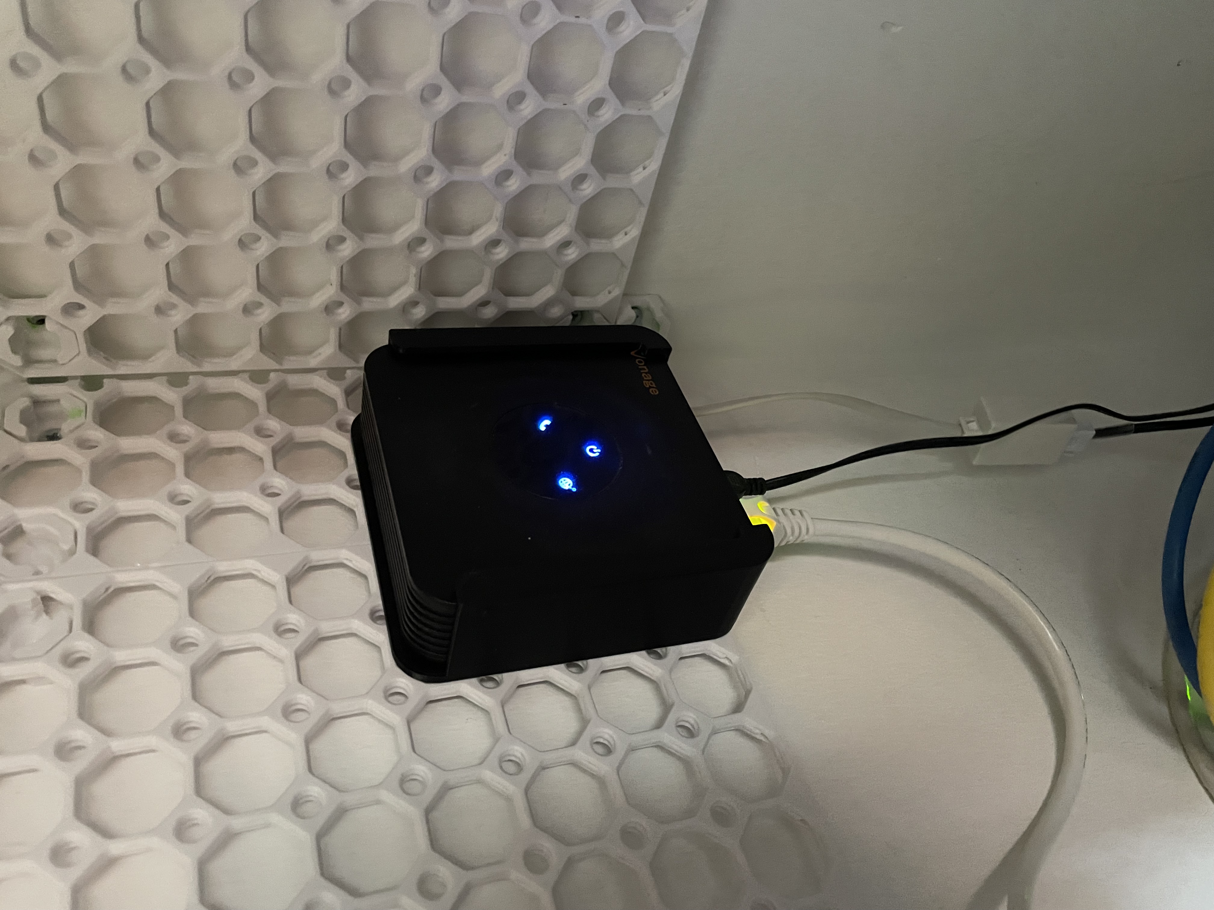 Vonage VoIP box Multiboard Holder 3D model
