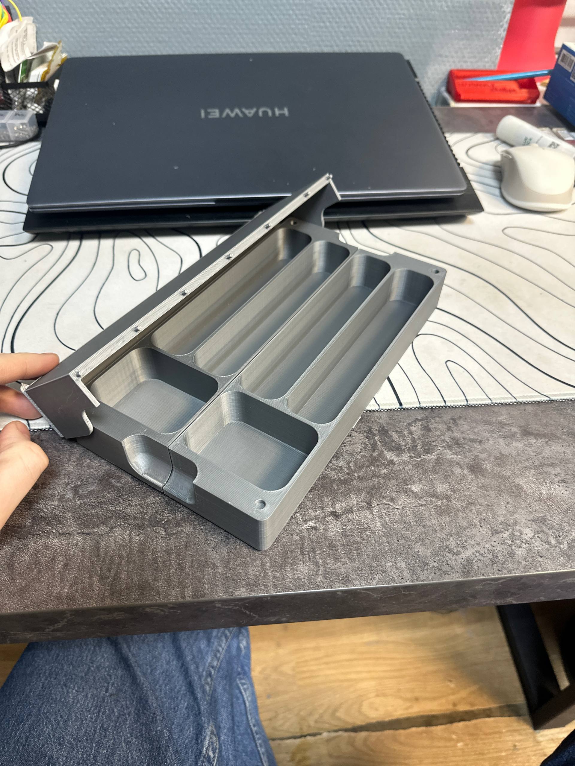 Dice and Mini Box with Dice Tray - for DnD/Pathfinder(REMIX)