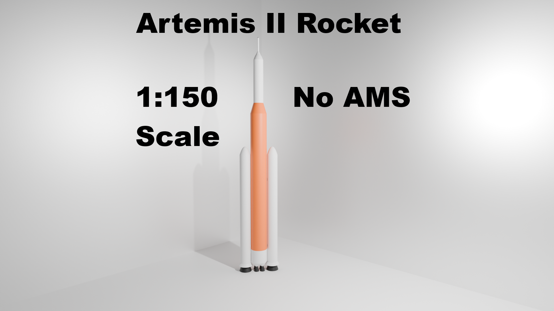 Artemis II Rocket Artemis 2 1:150 Scale with no AMS needed!