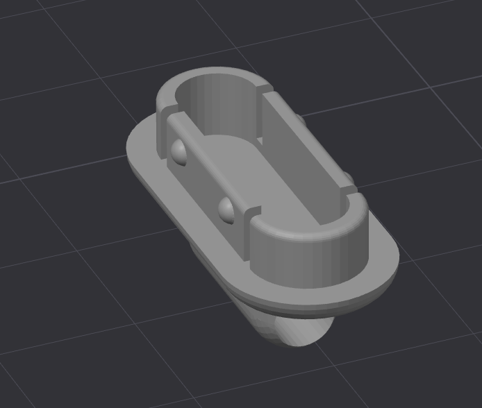 Centauri Carbon PTFE Relocation Guide Holder (more strength) 3D model