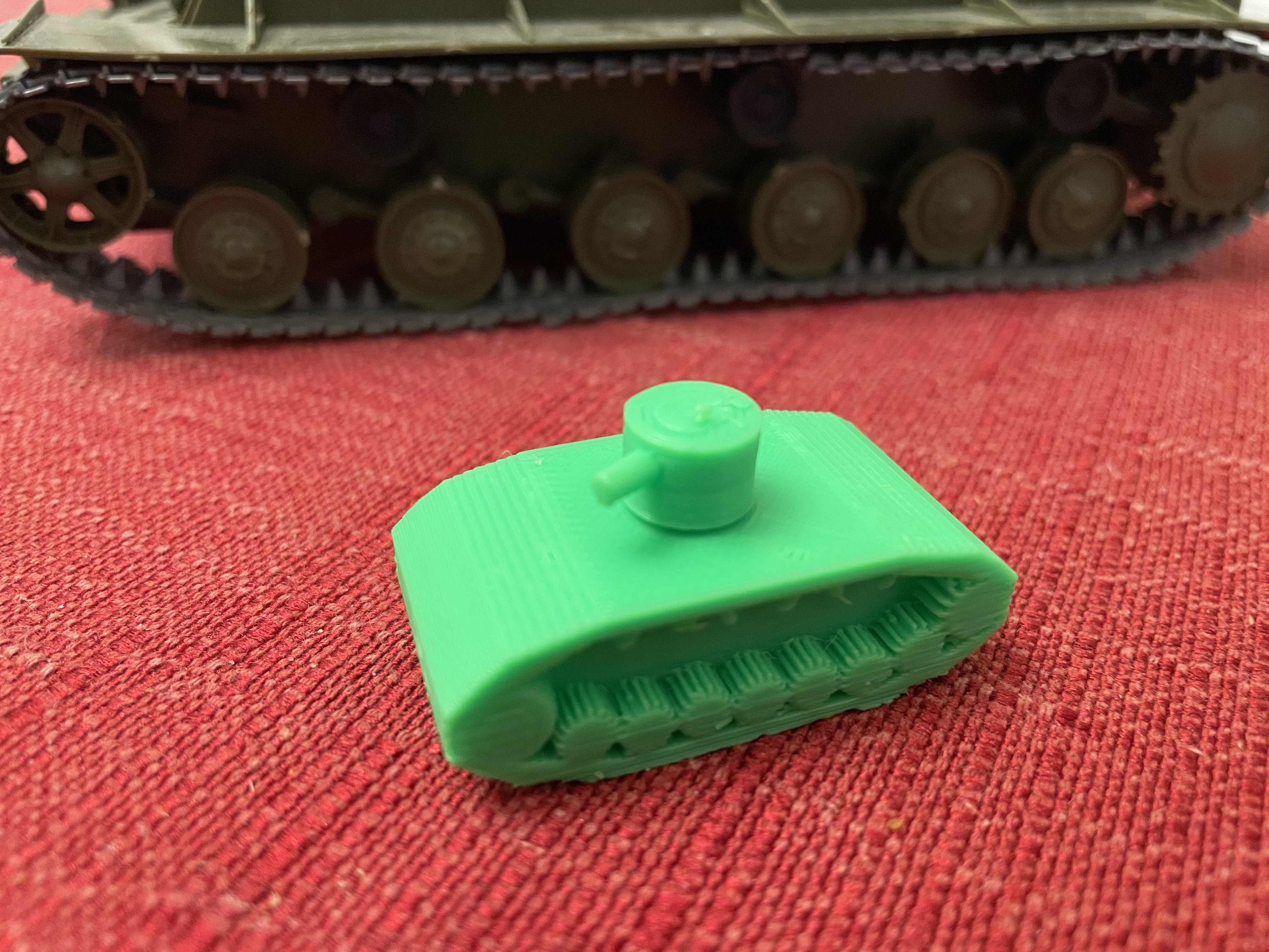 Mini tank TONK with 8.25 mm magnet holes