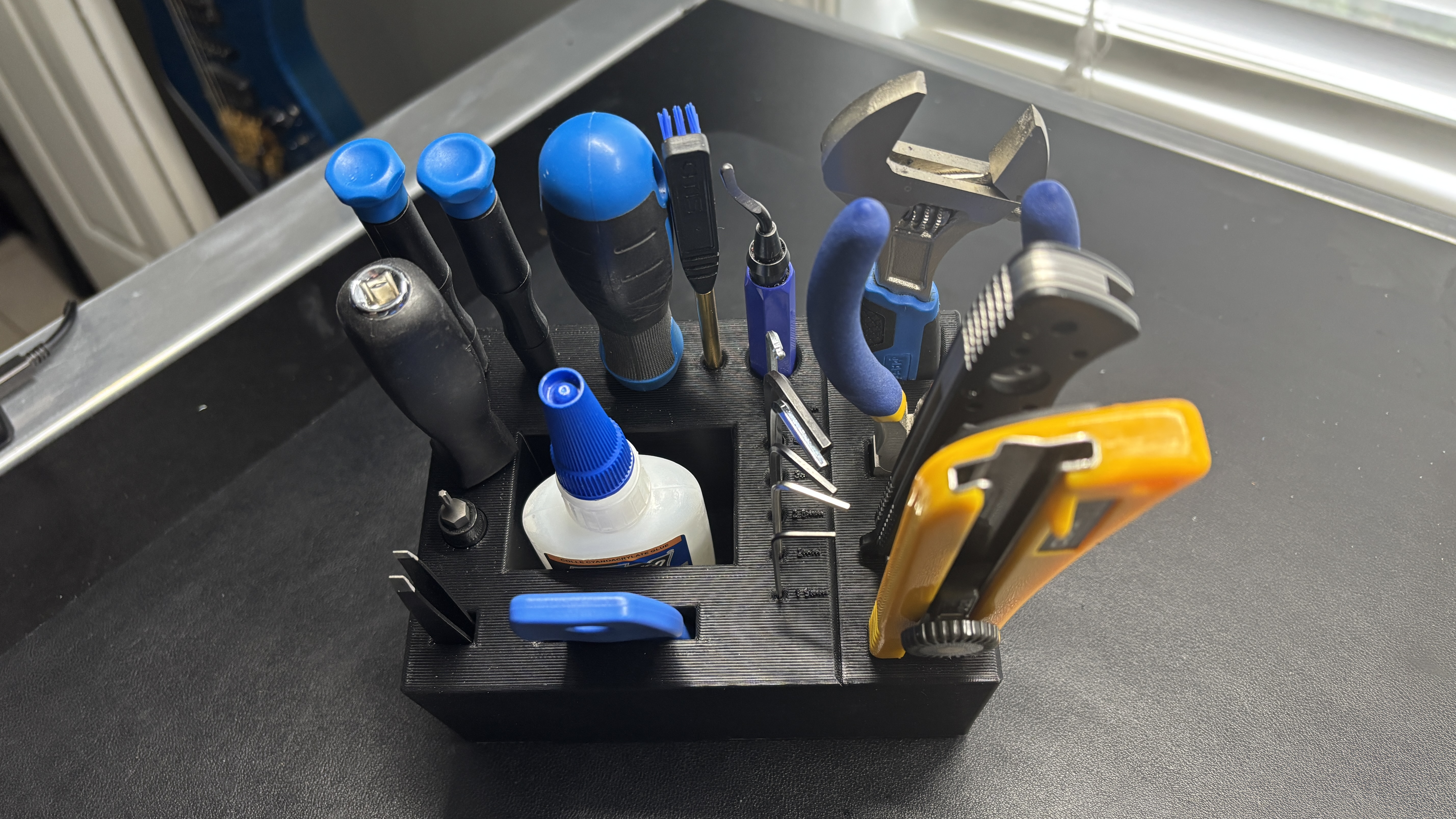 Support d'outils d'établie