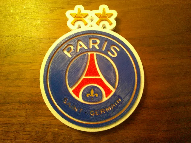 PSG Logo with Two Stars