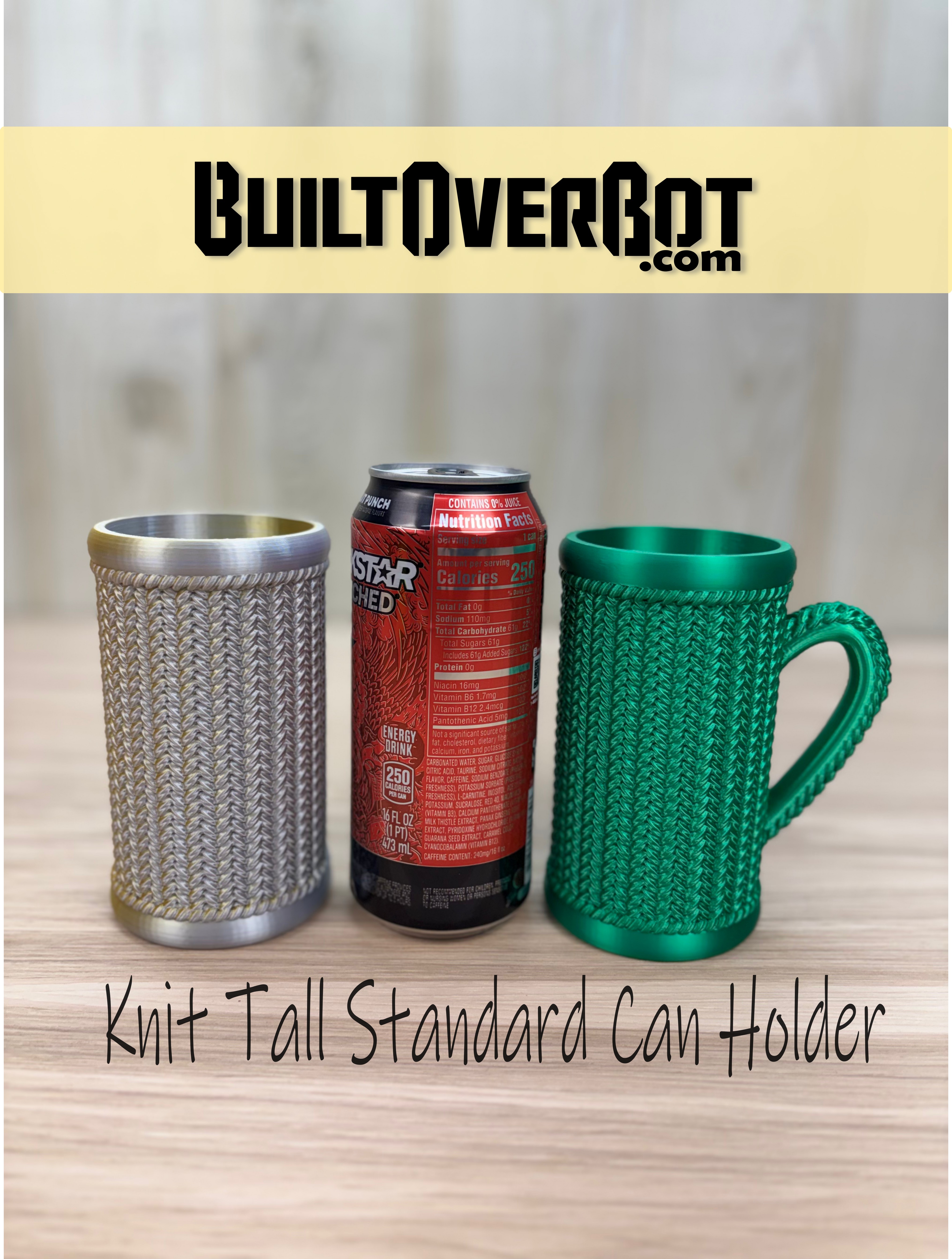 Knit Drink Holder - Tall Standard