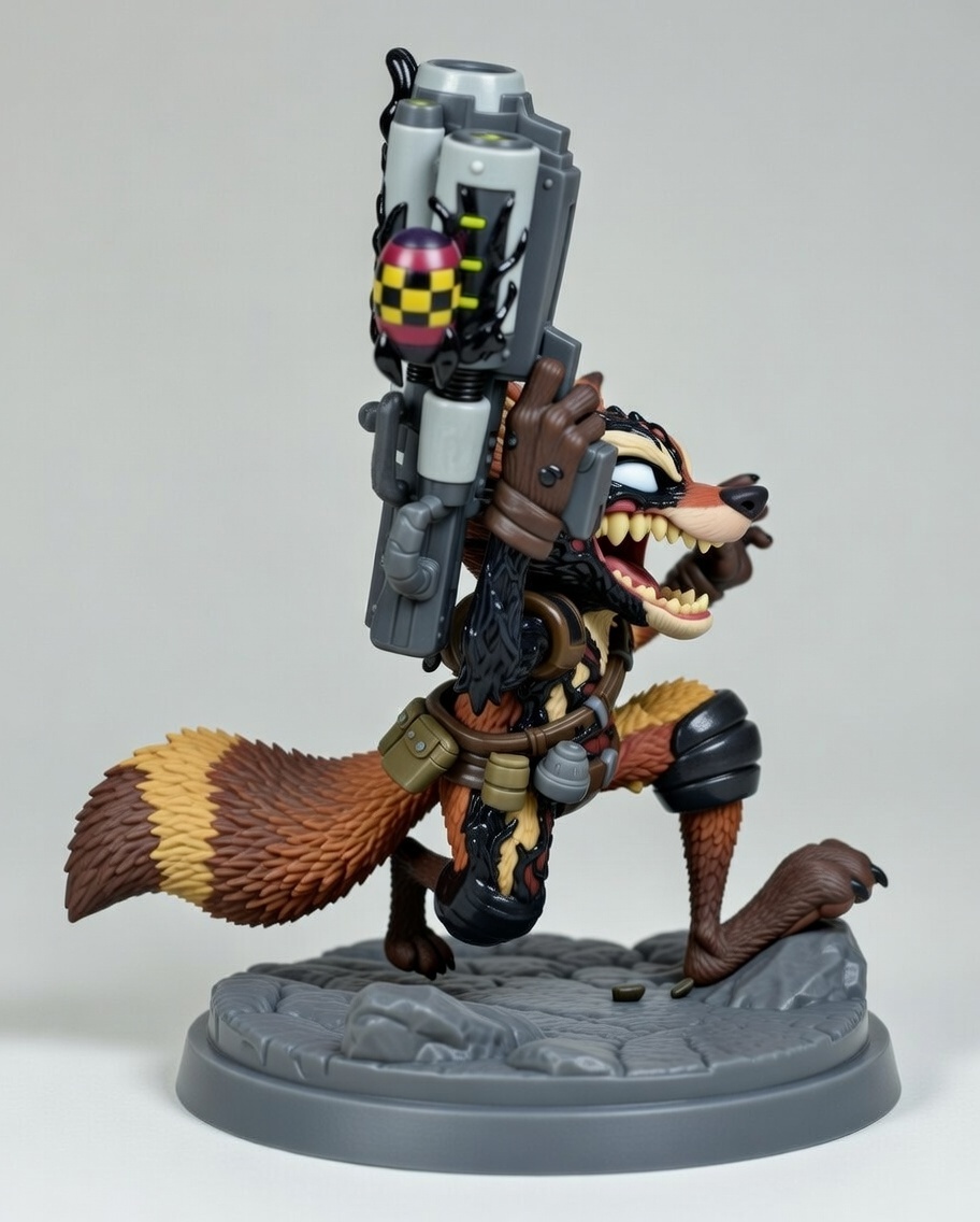 venomized rocket racoon — miniatura 5