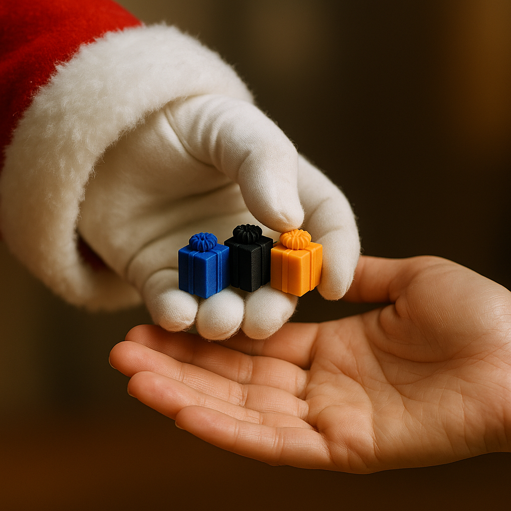 The small gifts from Santa Claus