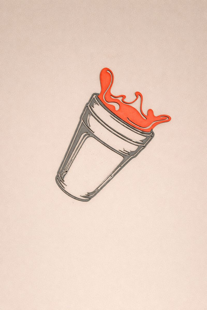 Miniatura 2 do modelo 3D Double Cup Potion Splash