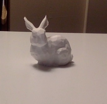 Low poly Stanford bunny