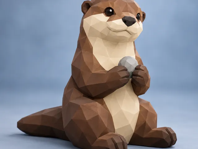 Low Poly Otter