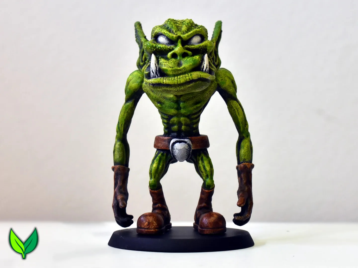 Orc of Vogland (Au Naturel) – 28mm Fantasy Miniature (Presupported + Unsupported) by VogMan