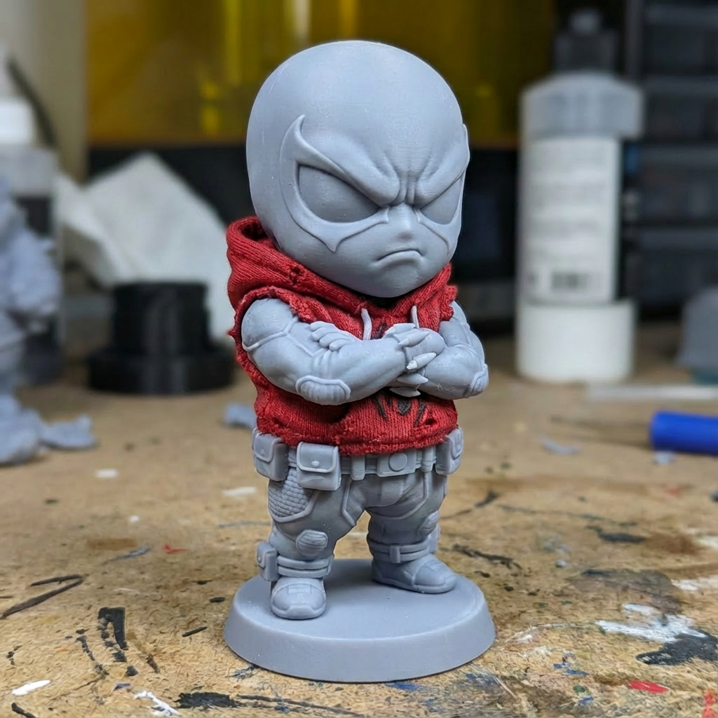 Chibi Spider-Man in Hoodie | Cute & Cool Statue