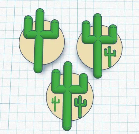 croc charm cactus