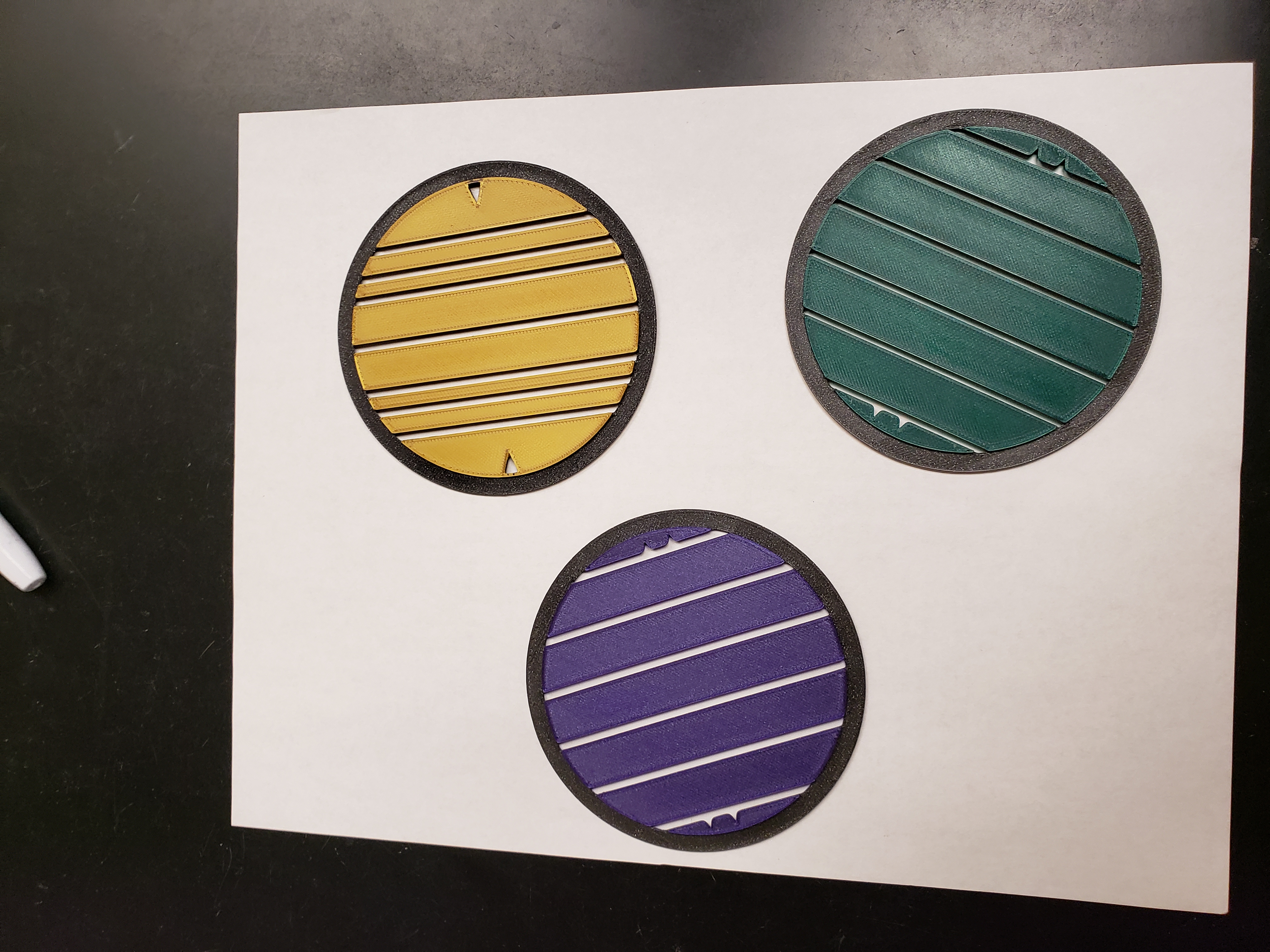 Petri Dish Sector Stencils