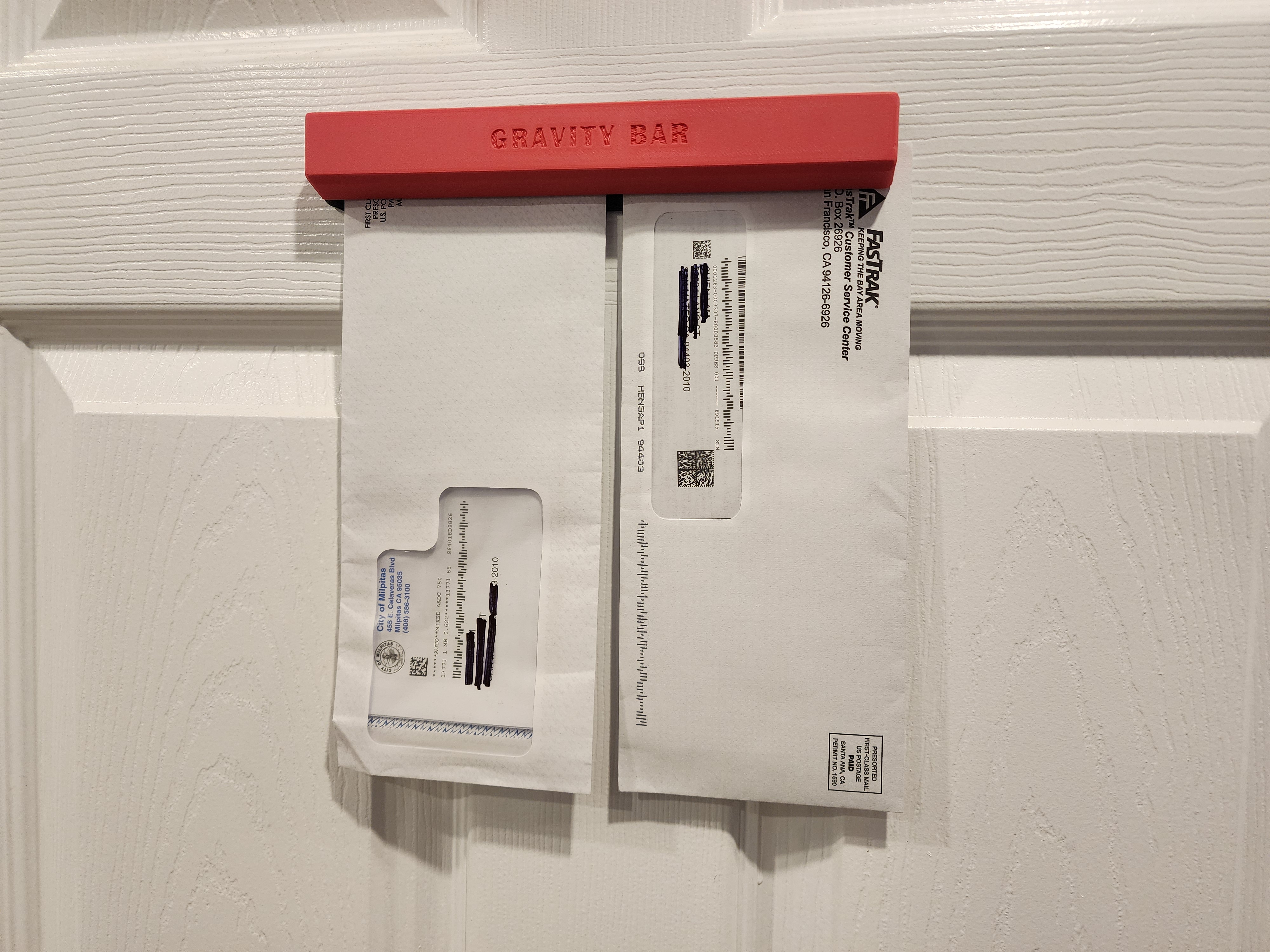 #0187 "Gravity Bar" Sheet Hanger - Posters, Pictures, Mail, and more! [Multiple versions published]