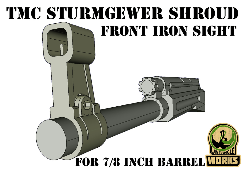 Tippmann TMC StG 44 shroud front Ironsight