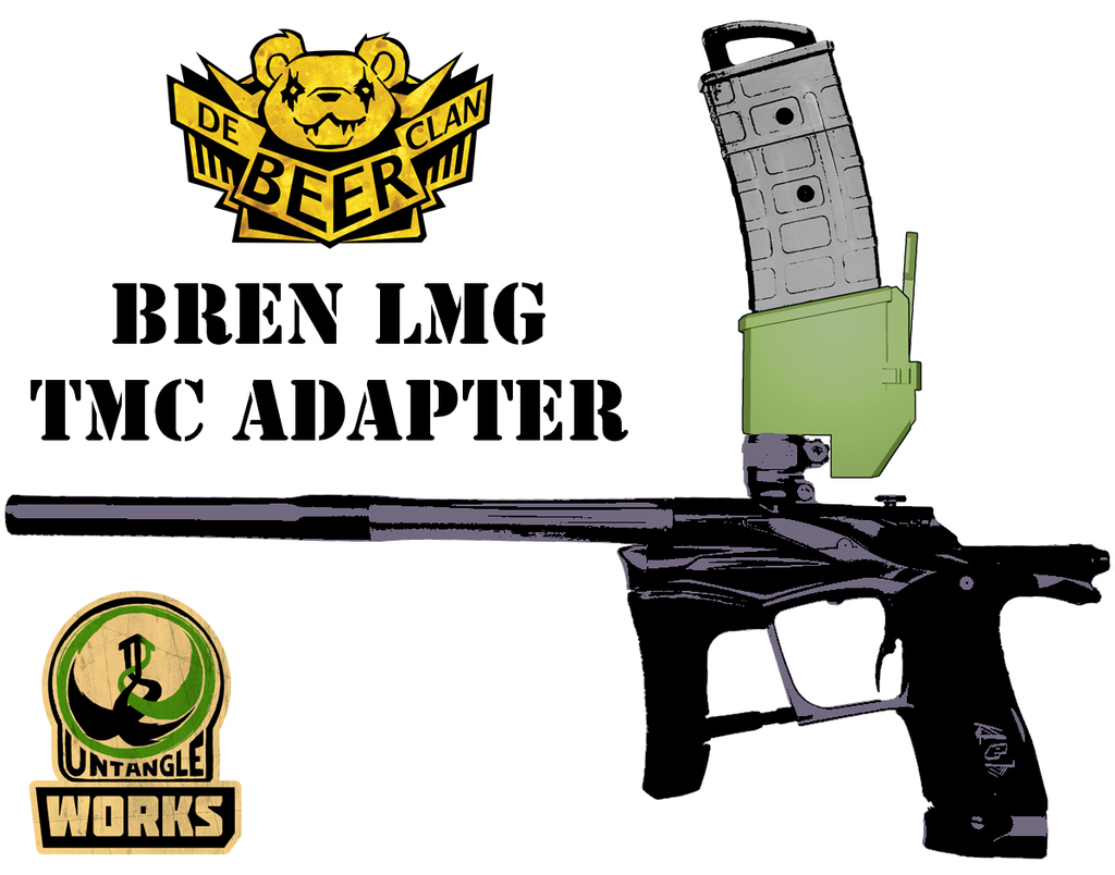 Tippmann TMC  Universal Magazine Adapter Bren LMG Style