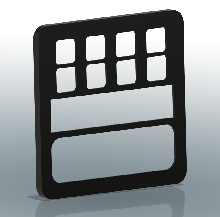 Stream Deck Plus Face Plate
