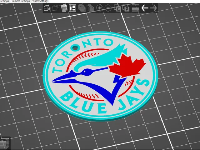⚾⚾Toronto Blue Jays multi color coaster⚾⚾