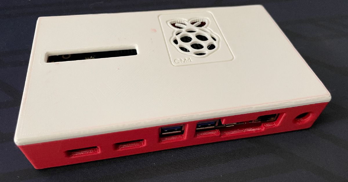 Raspberry Pi CM4 PoE Board Case by h4llow3En | Download free STL model ...