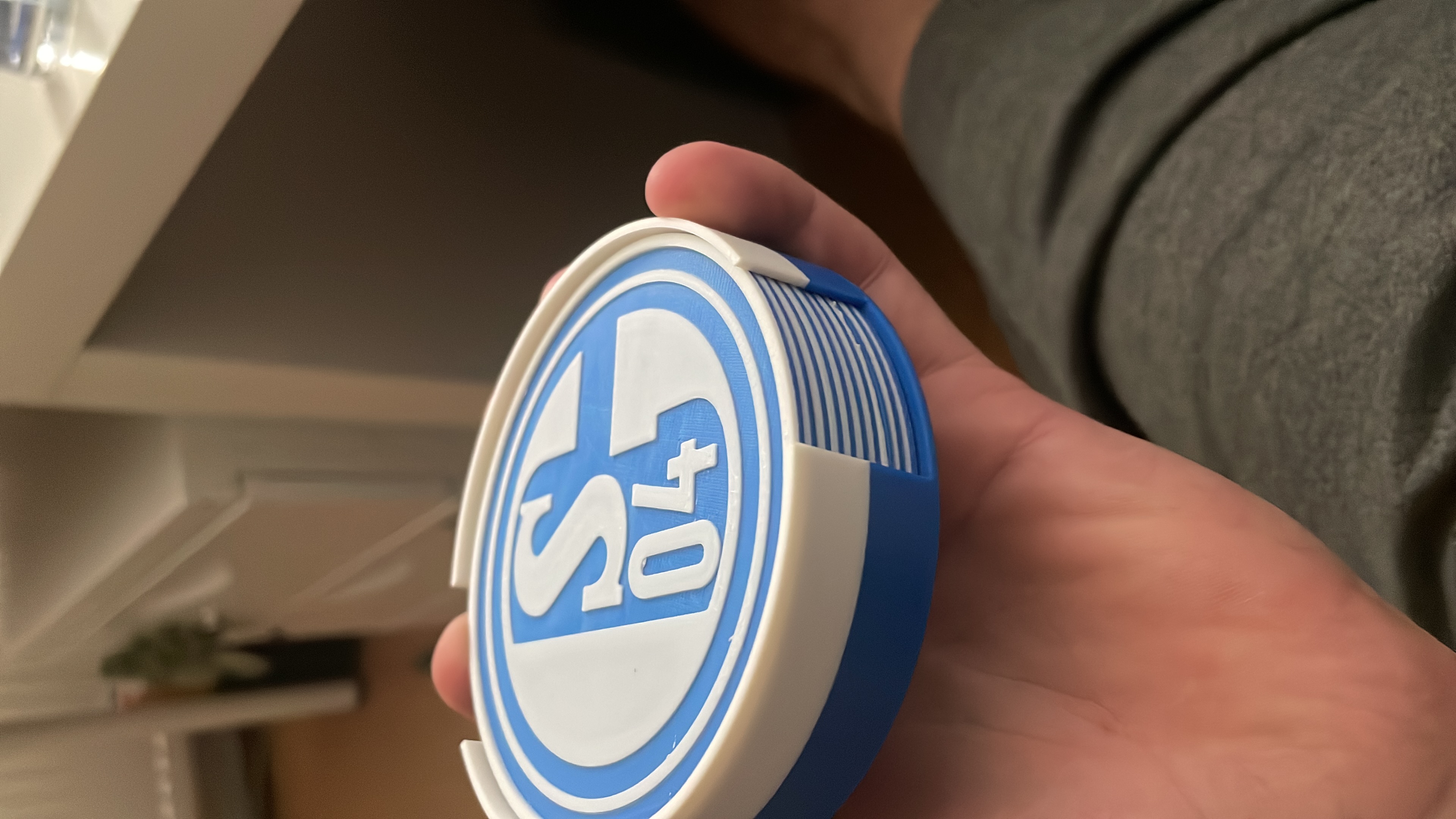 Schalke 04 Untersetzer mit Halter
