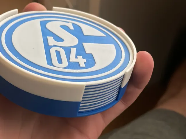Schalke 04 Untersetzer mit Halter