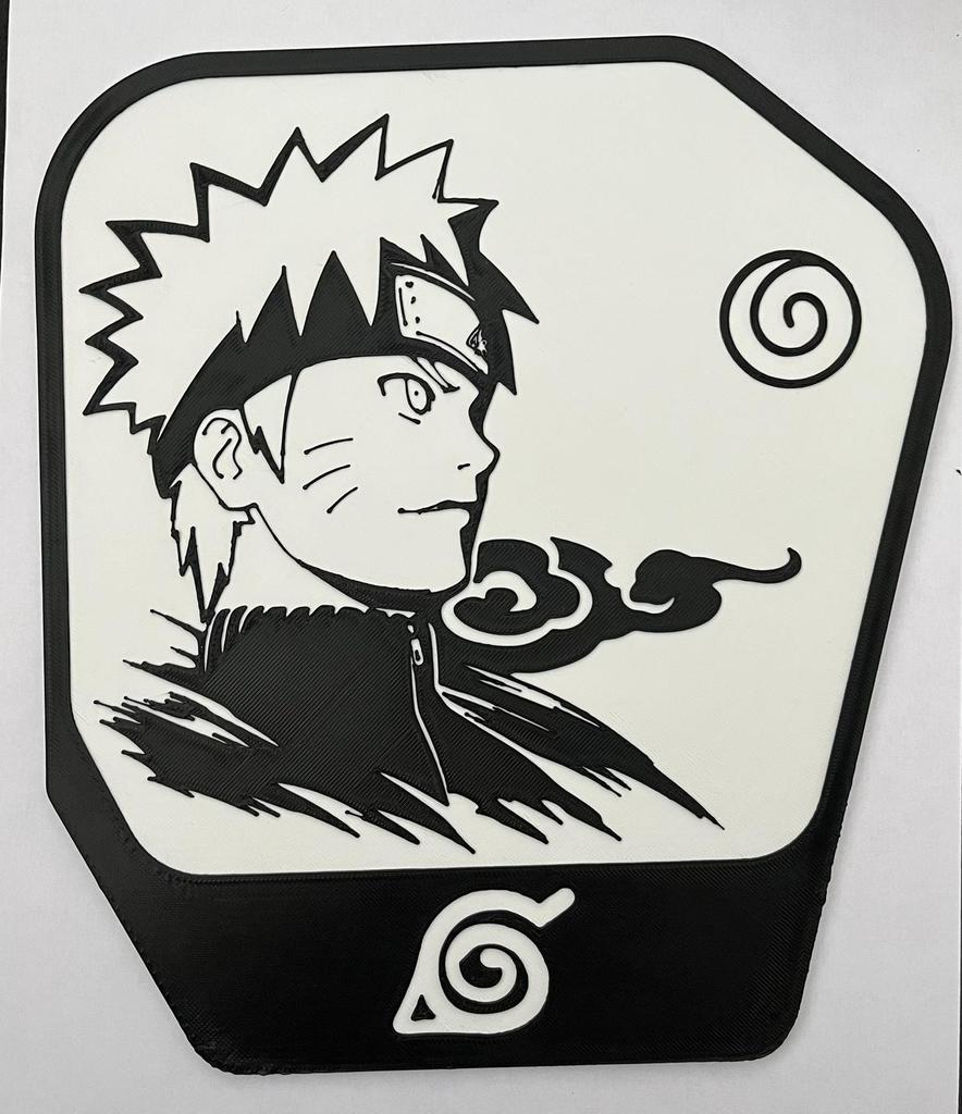 Naruto Uzumaki PosterArt Remix reduced thickness