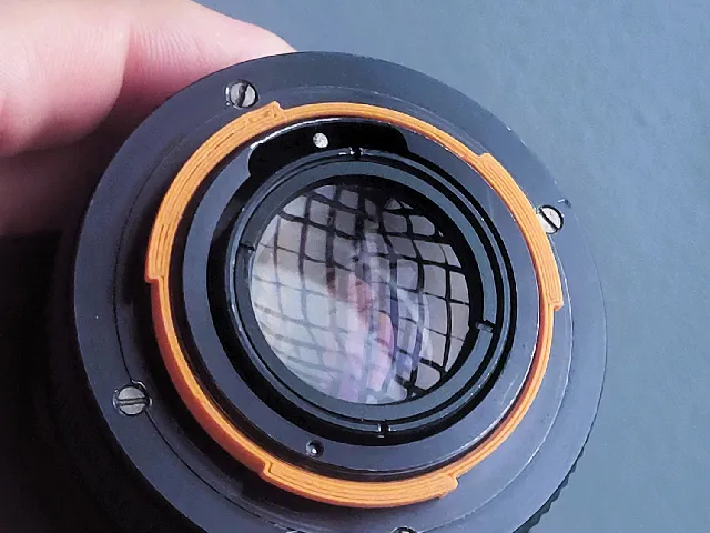 Ultra minimal M42 to Nikon F-mount lens adapter tweaked