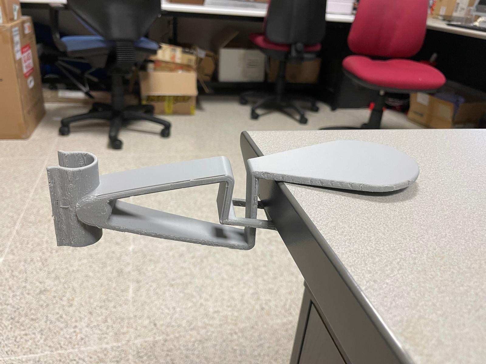 Soporte muleta pinza