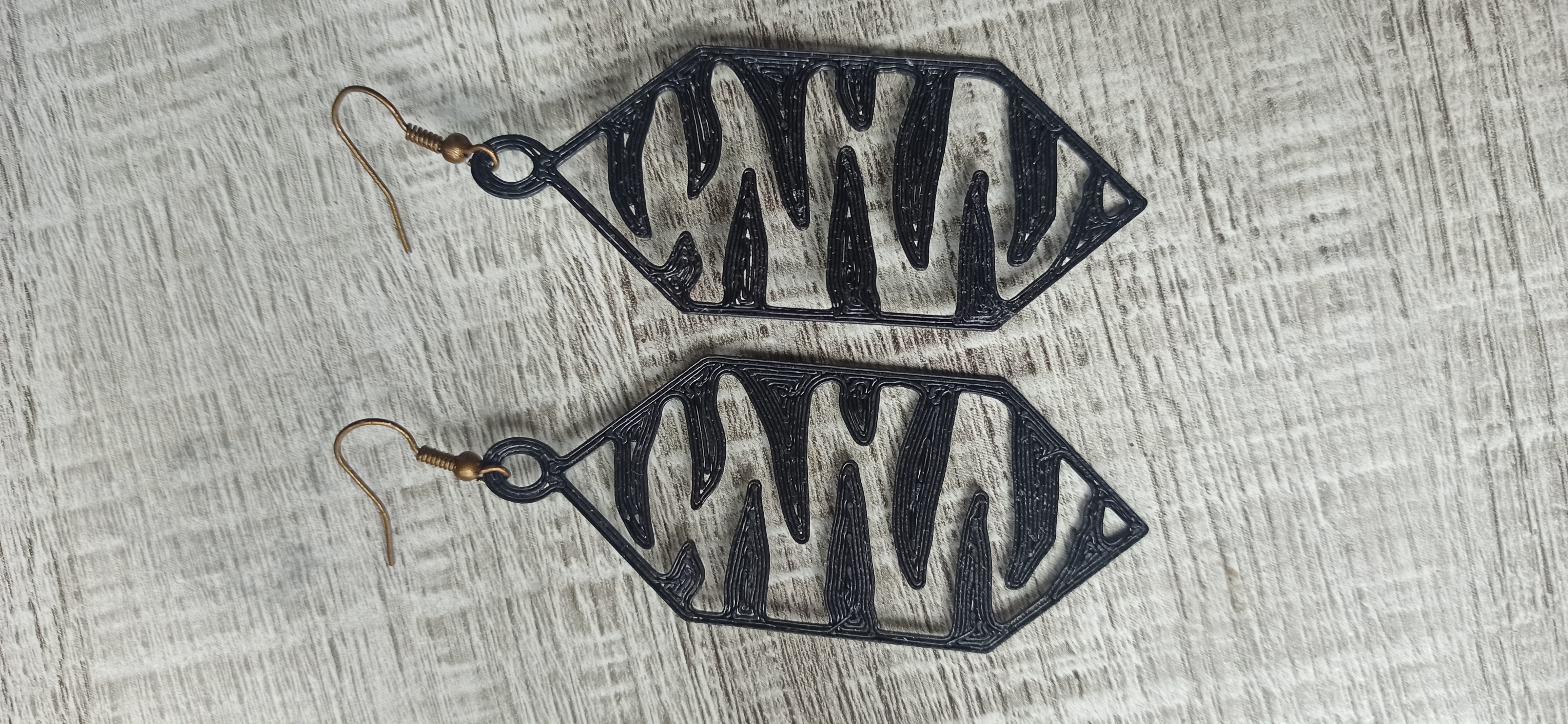 Miniatura 3 do modelo 3D Pendientes Zebra