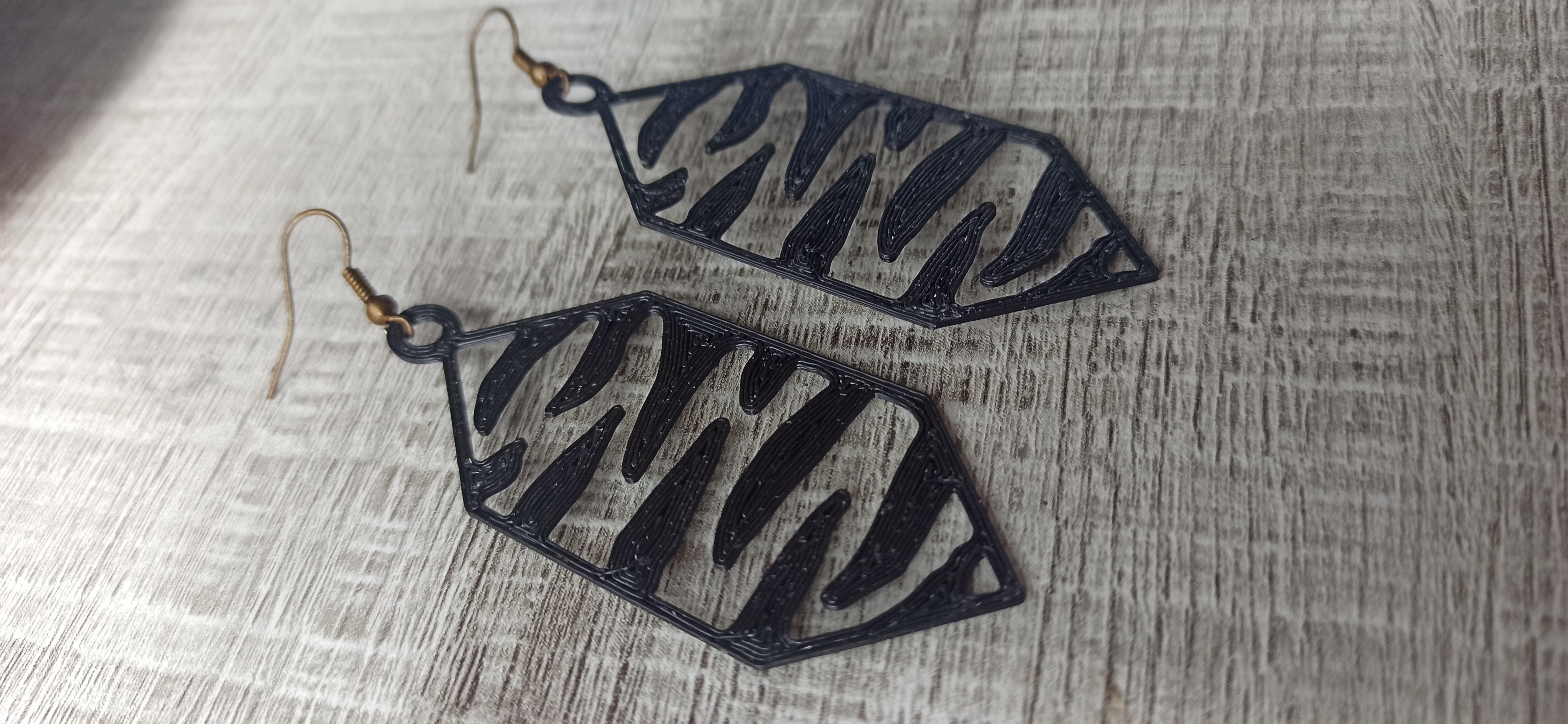 Miniatura 2 do modelo 3D Pendientes Zebra