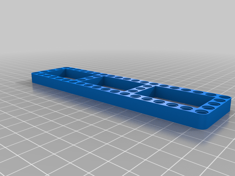 Miniatura 5 do modelo 3D Rectangle Brackets, many sizes, Lego compatible