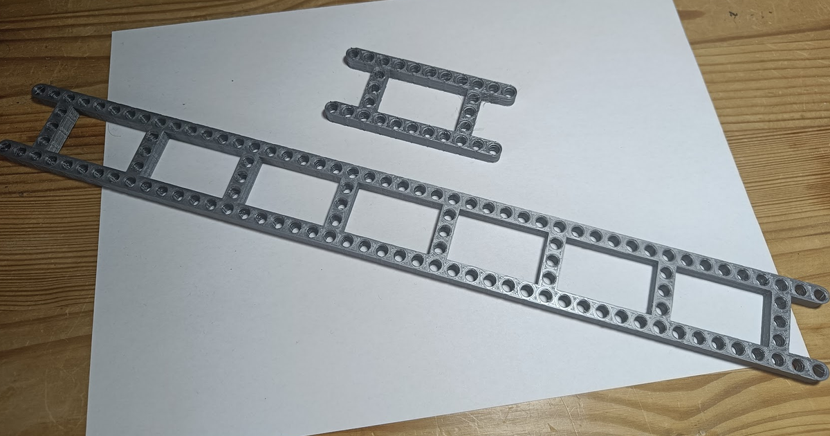 HBrackets, many sizes, 7x5 (11x5), Lego compatible by IonNight